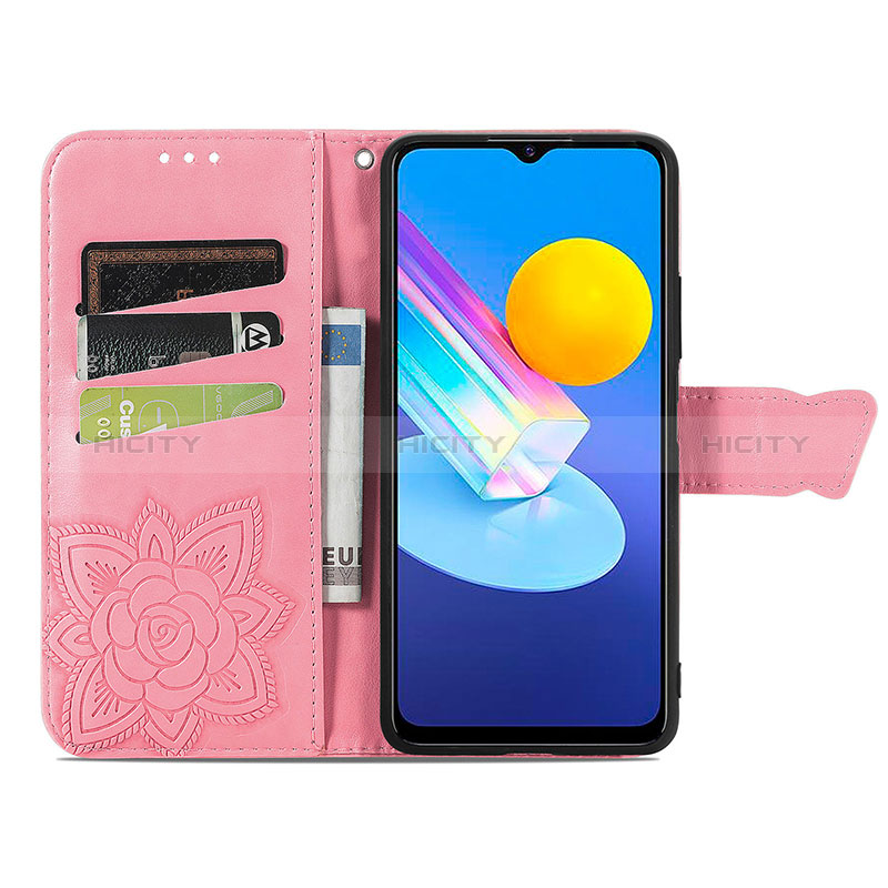 Funda de Cuero Cartera con Soporte Mariposa Carcasa para Vivo Y75s 5G