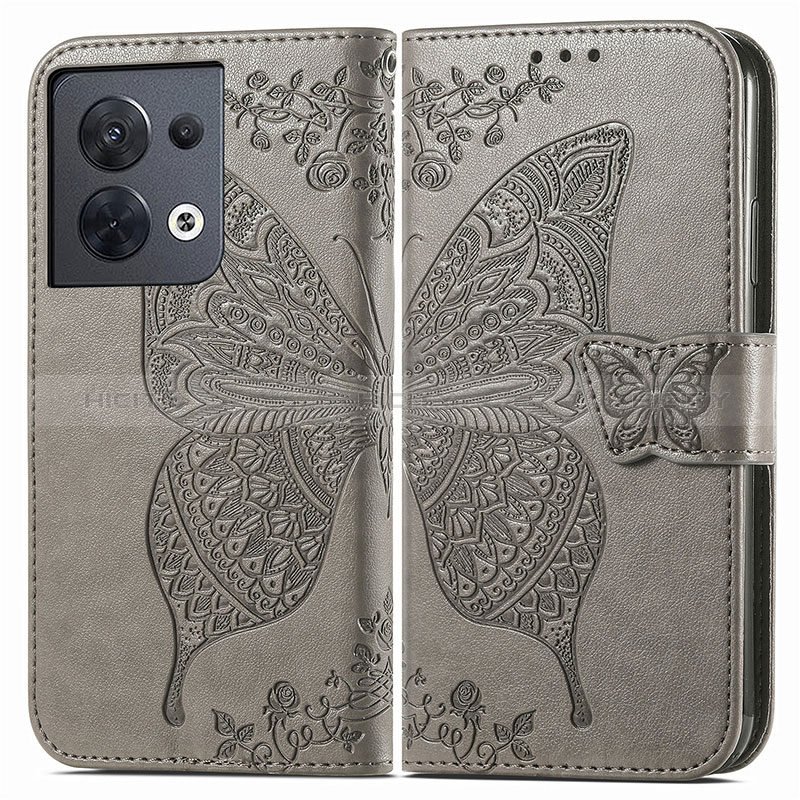 Funda de Cuero Cartera con Soporte Mariposa Carcasa para Xiaomi Redmi Note 13 Pro 5G