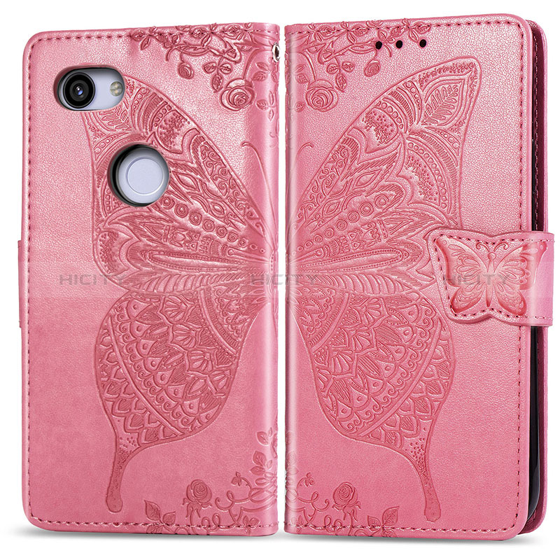 Funda de Cuero Cartera con Soporte Mariposa Carcasa S01D para Google Pixel 3a XL