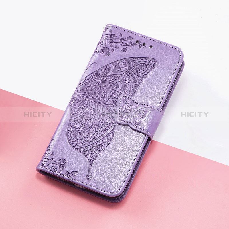 Funda de Cuero Cartera con Soporte Mariposa Carcasa S01D para Google Pixel 5