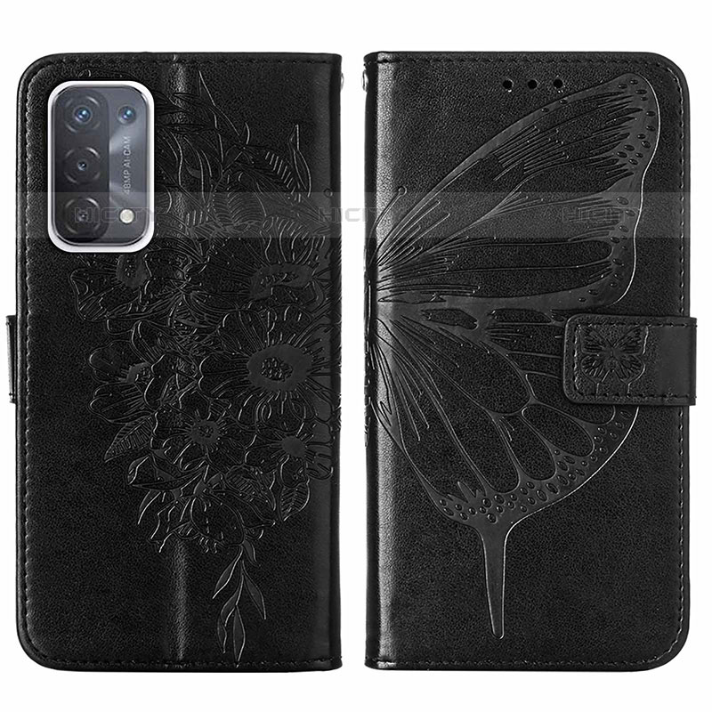 Funda de Cuero Cartera con Soporte Mariposa Carcasa Y01B para OnePlus Nord N200 5G