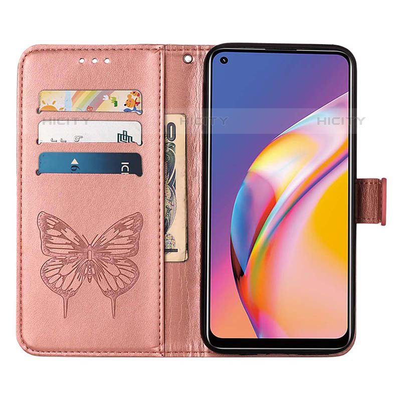 Funda de Cuero Cartera con Soporte Mariposa Carcasa Y01B para Oppo A94 4G