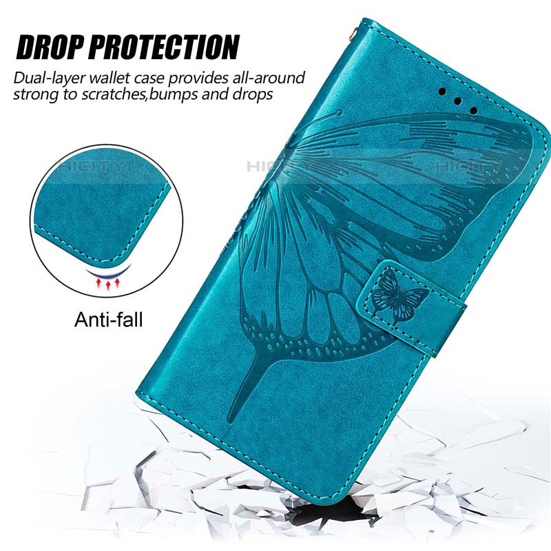 Funda de Cuero Cartera con Soporte Mariposa Carcasa Y01B para Oppo Reno6 Pro 5G