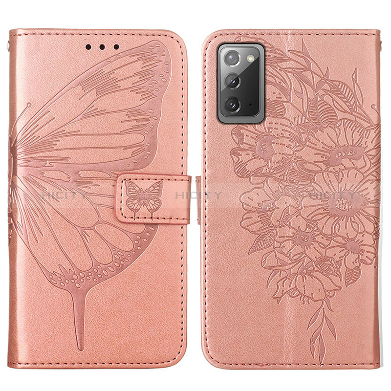 Funda de Cuero Cartera con Soporte Mariposa Carcasa Y01B para Samsung Galaxy Note 20 5G