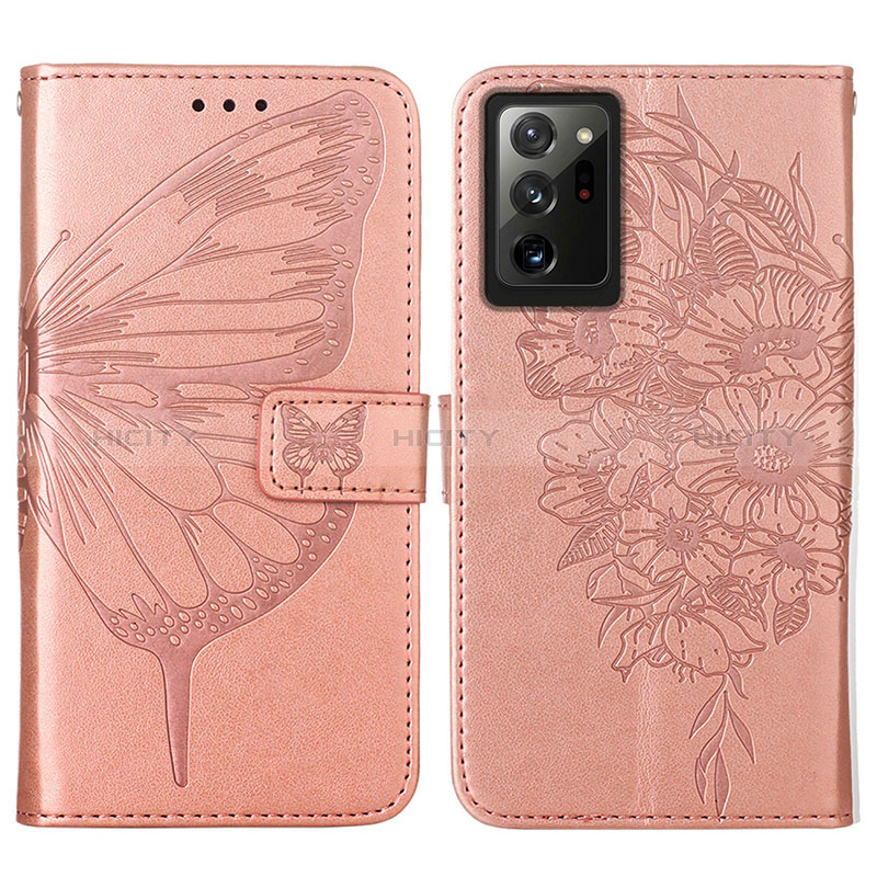 Funda de Cuero Cartera con Soporte Mariposa Carcasa Y01B para Samsung Galaxy Note 20 Ultra 5G