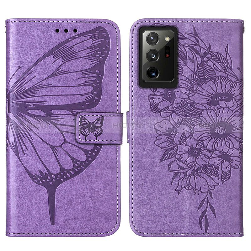 Funda de Cuero Cartera con Soporte Mariposa Carcasa Y01B para Samsung Galaxy Note 20 Ultra 5G