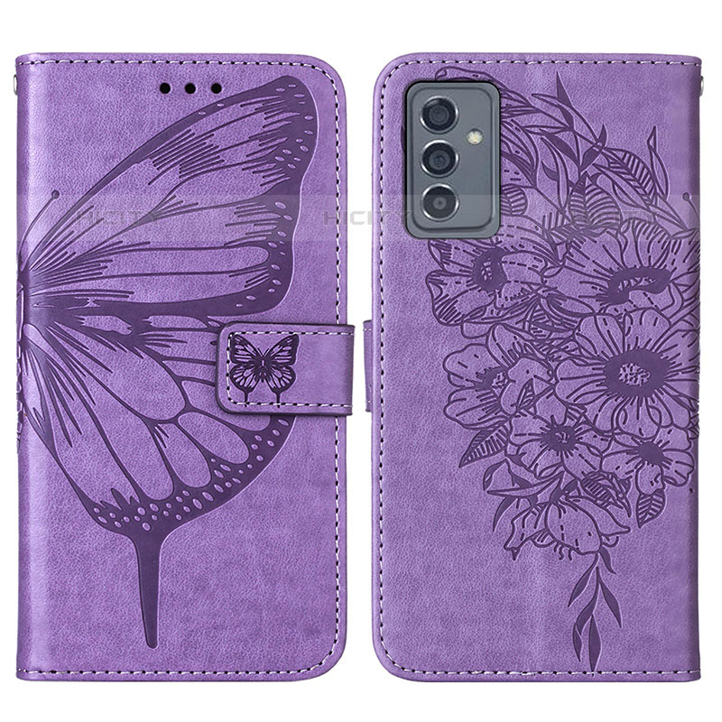 Funda de Cuero Cartera con Soporte Mariposa Carcasa Y01B para Samsung Galaxy Quantum2 5G