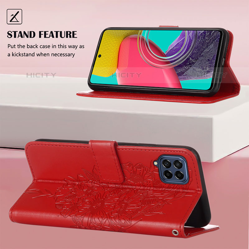 Funda de Cuero Cartera con Soporte Mariposa Carcasa Y02B para Samsung Galaxy M33 5G