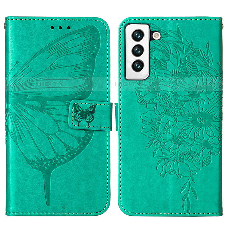 Funda de Cuero Cartera con Soporte Mariposa Carcasa Y06B para Samsung Galaxy S21 FE 5G