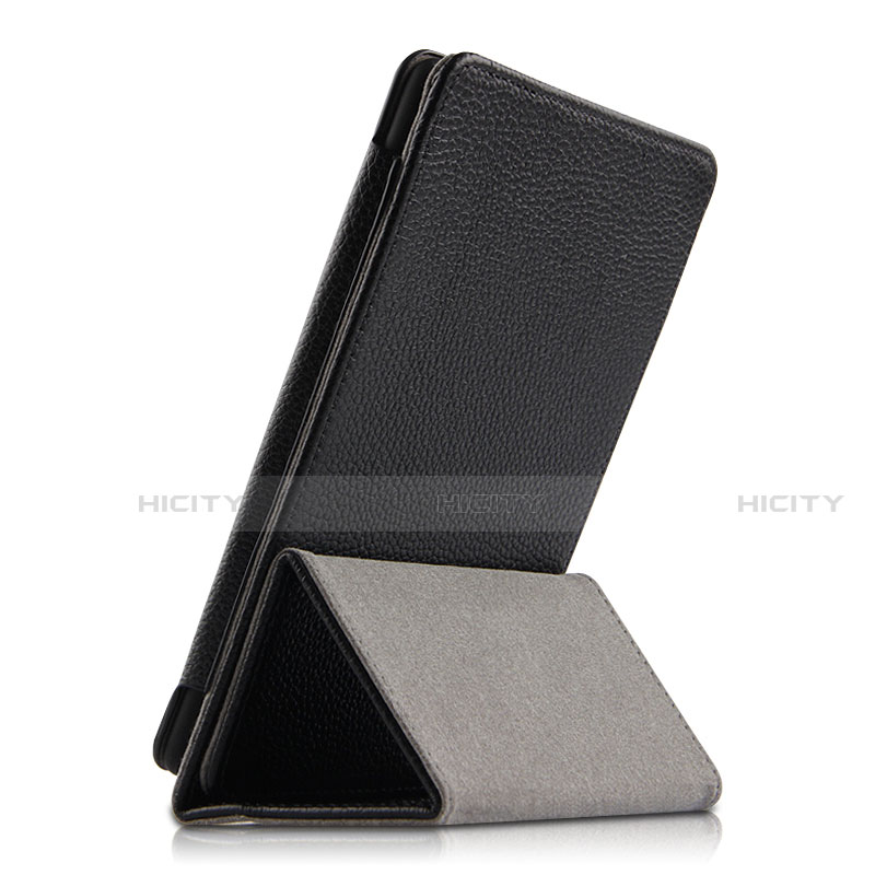 Funda de Cuero Cartera con Soporte para Amazon Kindle Paperwhite 6 inch Negro