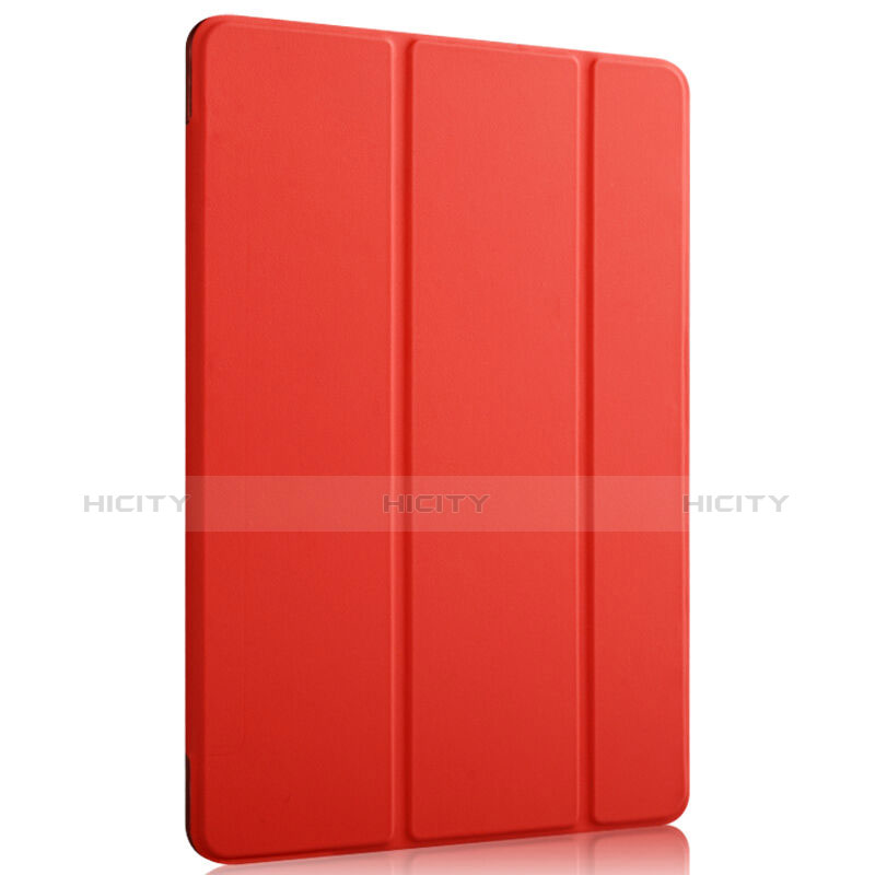 Funda de Cuero Cartera con Soporte para Apple iPad Mini 2 Rojo