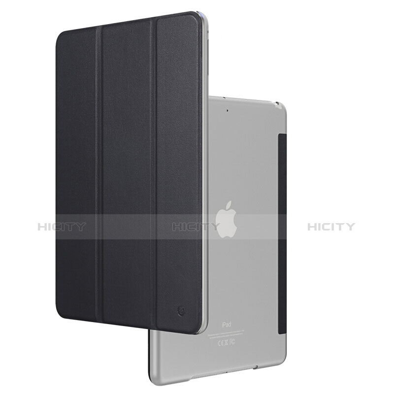 Funda de Cuero Cartera con Soporte para Apple iPad Mini 5 (2019) Negro