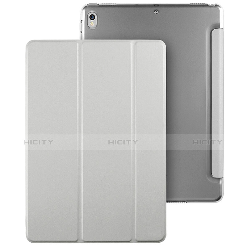 Funda de Cuero Cartera con Soporte para Apple iPad Pro 10.5 Gris