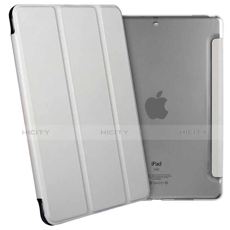 Funda de Cuero Cartera con Soporte para Apple iPad Pro 10.5 Gris