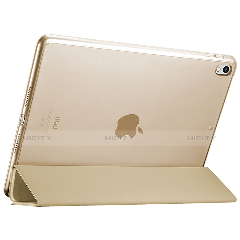 Funda de Cuero Cartera con Soporte para Apple iPad Pro 10.5 Oro