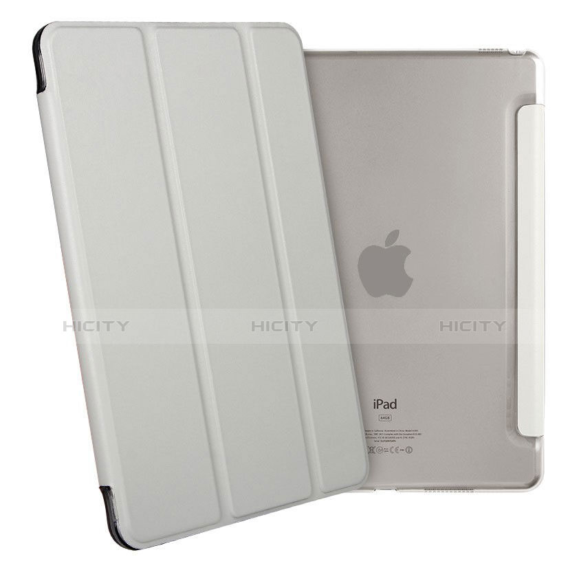Funda de Cuero Cartera con Soporte para Apple iPad Pro 9.7 Blanco