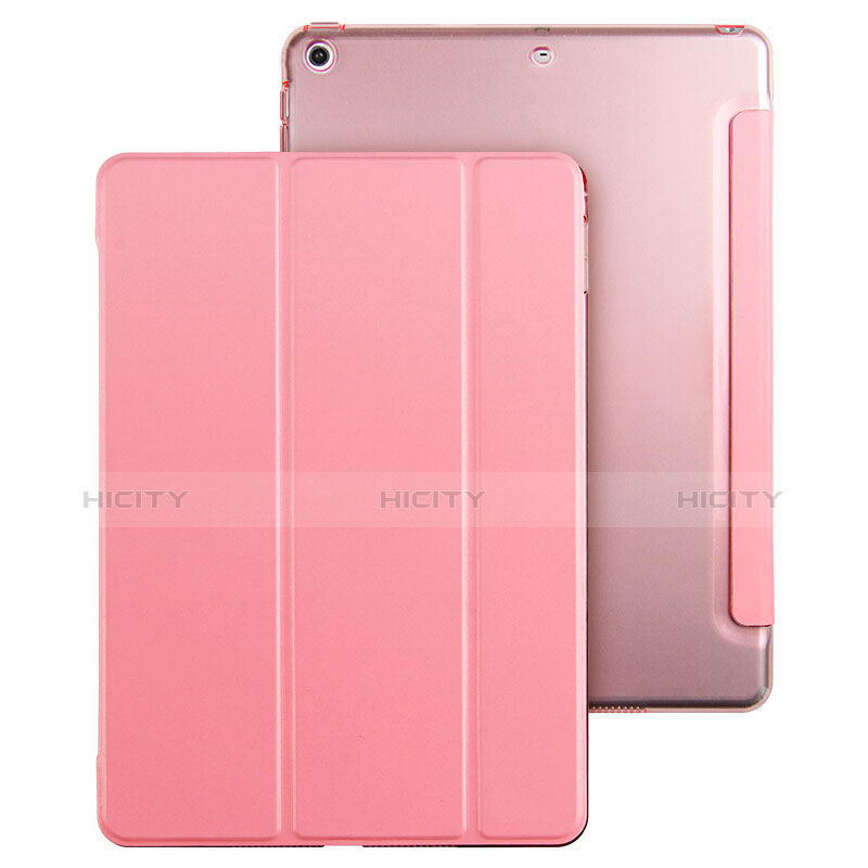 Funda de Cuero Cartera con Soporte para Apple New iPad 9.7 (2017) Rosa