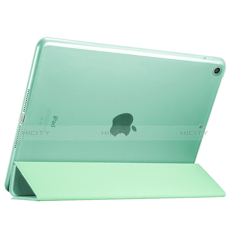 Funda de Cuero Cartera con Soporte para Apple New iPad 9.7 (2017) Verde