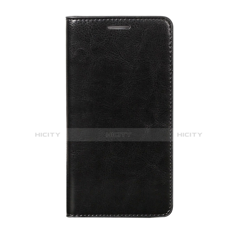 Funda de Cuero Cartera con Soporte para Huawei GR5 Negro