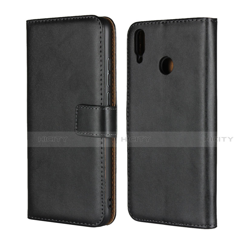 Funda de Cuero Cartera con Soporte para Huawei Honor 8X Negro