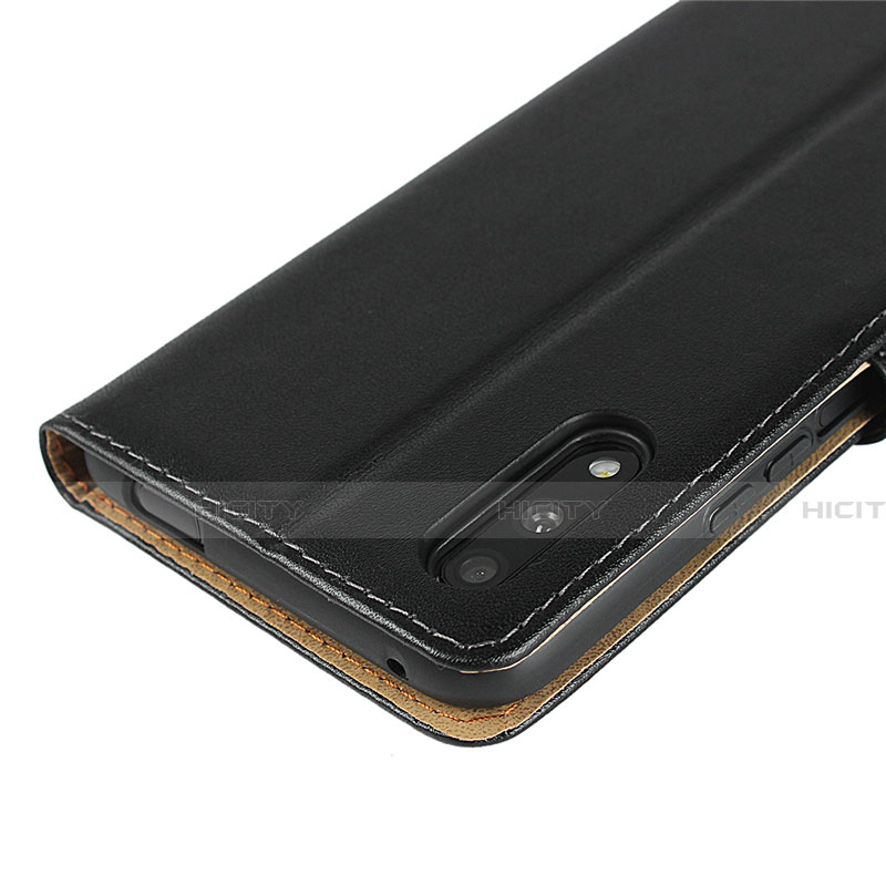 Funda de Cuero Cartera con Soporte para Huawei Honor 9X Negro