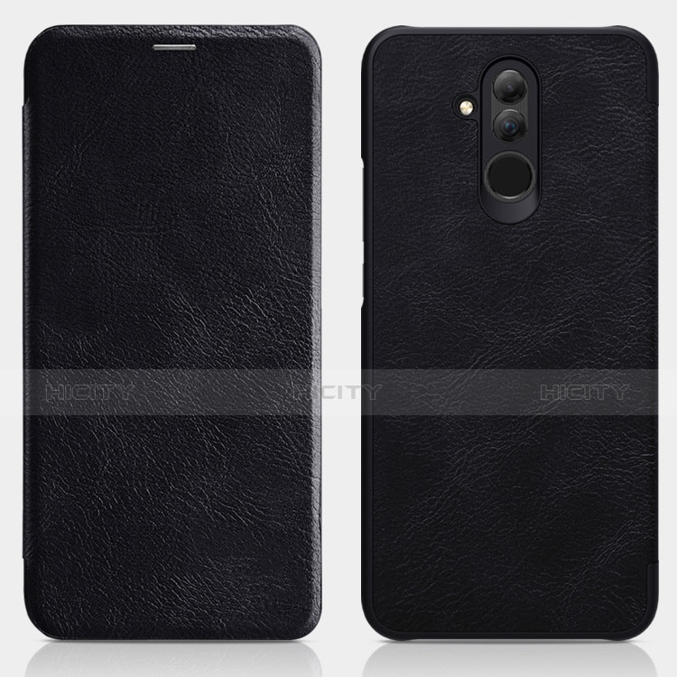 Funda de Cuero Cartera con Soporte para Huawei Maimang 7 Negro