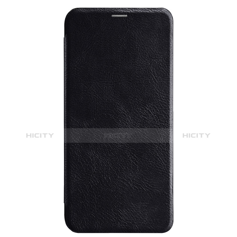 Funda de Cuero Cartera con Soporte para Huawei Maimang 7 Negro