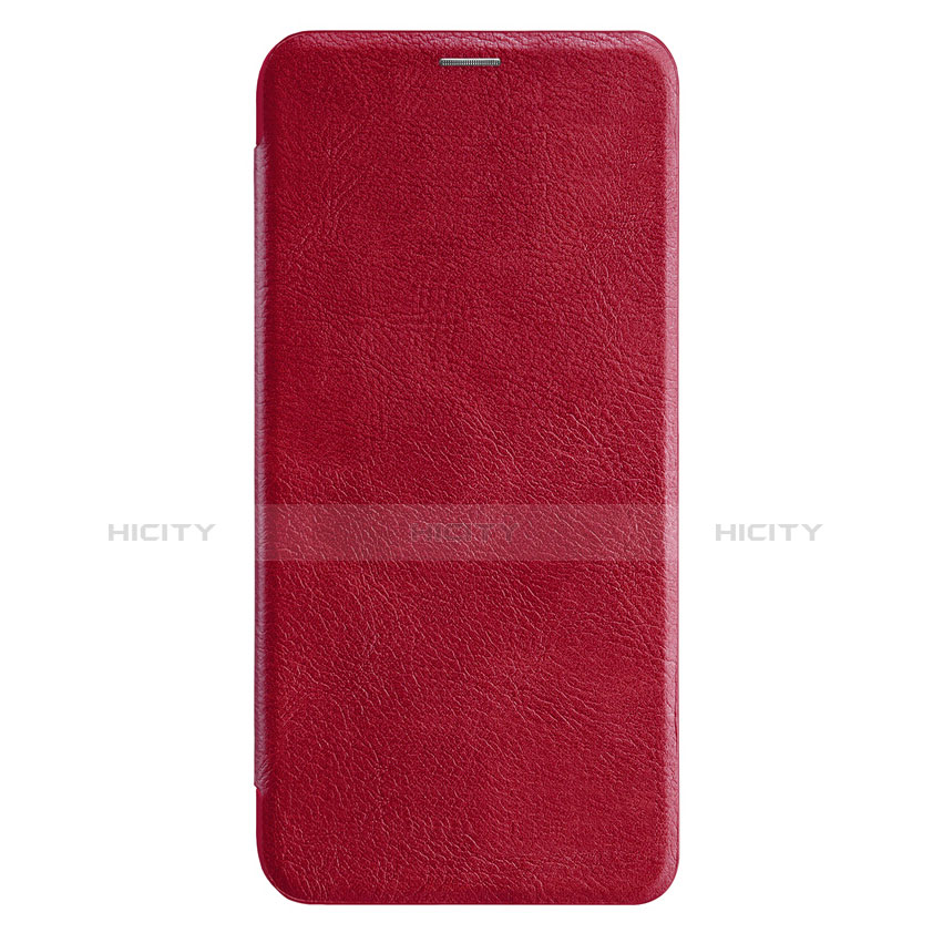 Funda de Cuero Cartera con Soporte para Huawei Maimang 7 Rojo