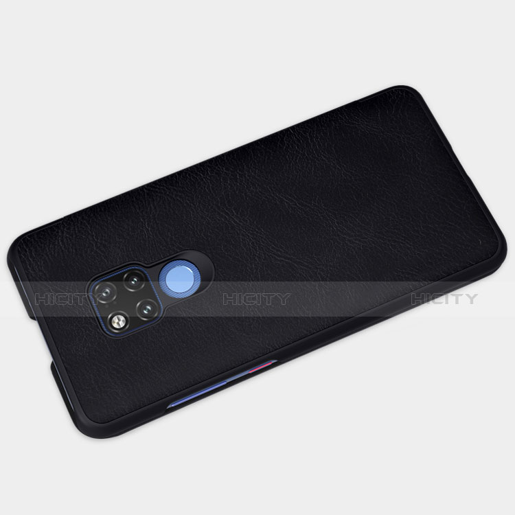 Funda de Cuero Cartera con Soporte para Huawei Mate 20 X Negro