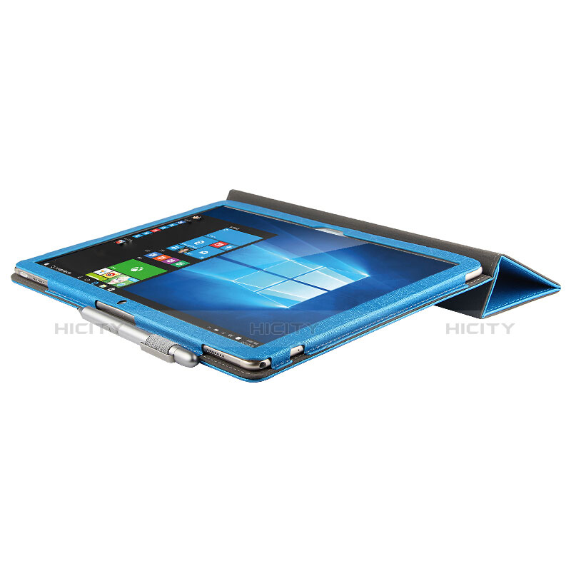 Funda de Cuero Cartera con Soporte para Huawei Matebook E 12 Azul