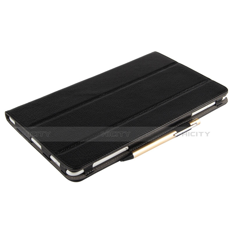 Funda de Cuero Cartera con Soporte para Huawei MediaPad M2 10.1 FDR-A03L FDR-A01W Negro