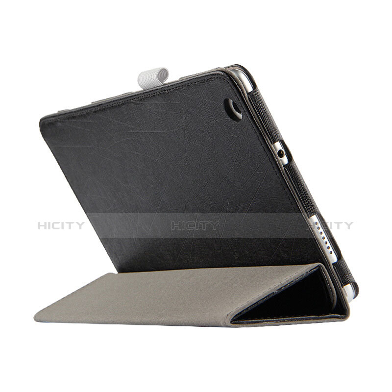 Funda de Cuero Cartera con Soporte para Huawei MediaPad M3 Lite 8.0 CPN-W09 CPN-AL00 Negro