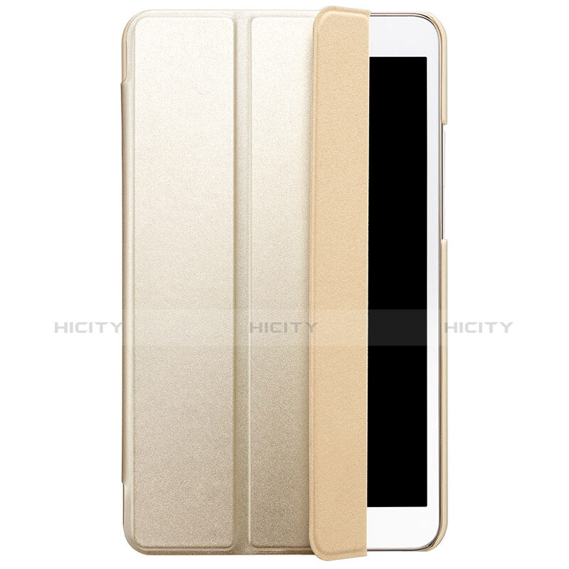 Funda de Cuero Cartera con Soporte para Huawei MediaPad T2 8.0 Pro Oro