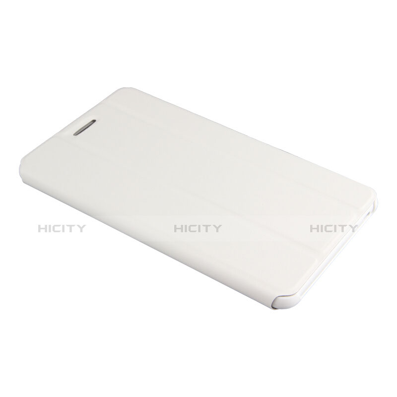 Funda de Cuero Cartera con Soporte para Huawei MediaPad T2 Pro 7.0 PLE-703L Blanco