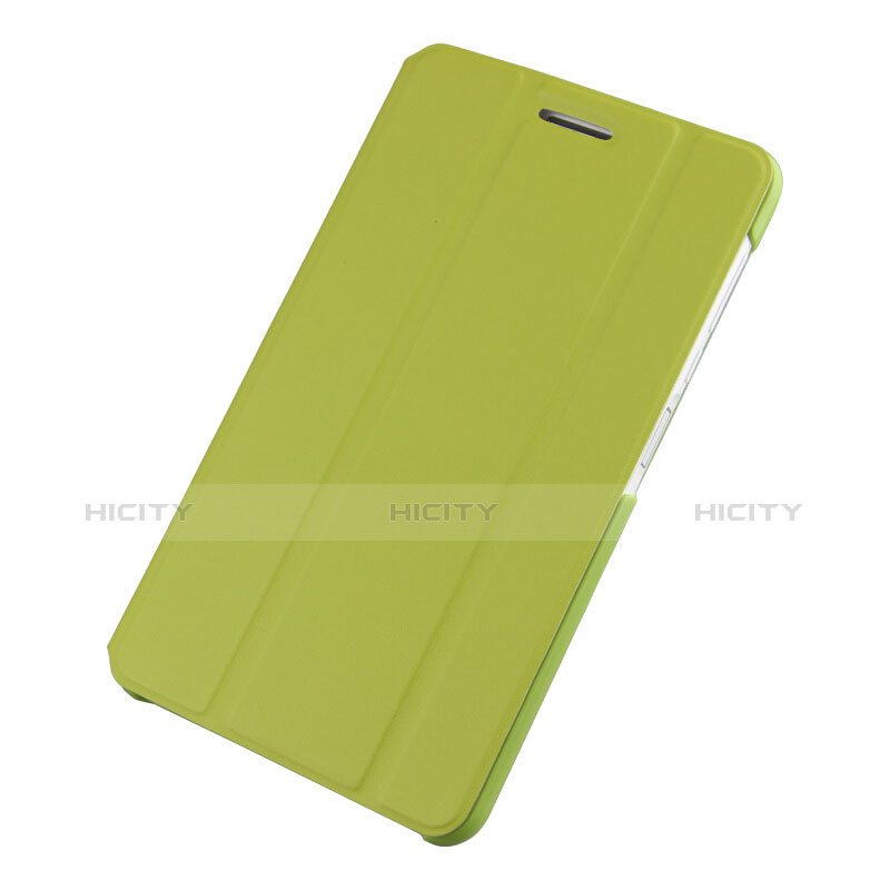 Funda de Cuero Cartera con Soporte para Huawei MediaPad T2 Pro 7.0 PLE-703L Verde