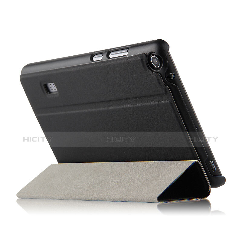 Funda de Cuero Cartera con Soporte para Huawei MediaPad T3 7.0 BG2-W09 BG2-WXX Negro