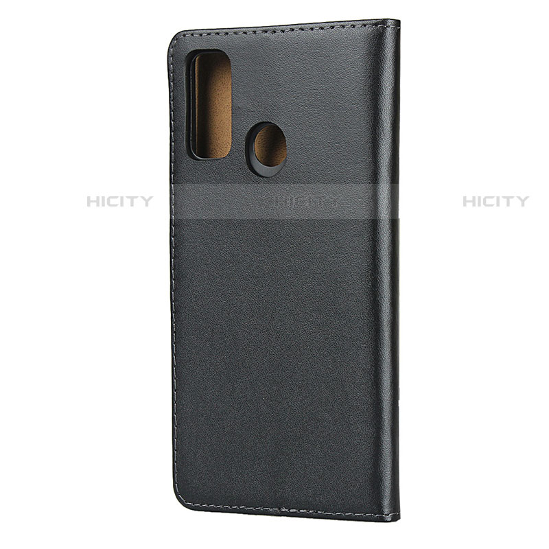 Funda de Cuero Cartera con Soporte para Huawei P Smart (2020) Negro