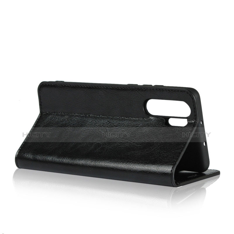 Funda de Cuero Cartera con Soporte para Huawei P30 Pro Negro