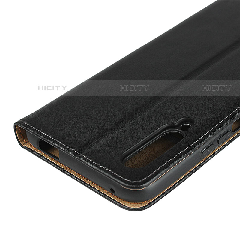 Funda de Cuero Cartera con Soporte para Huawei Y9s Negro