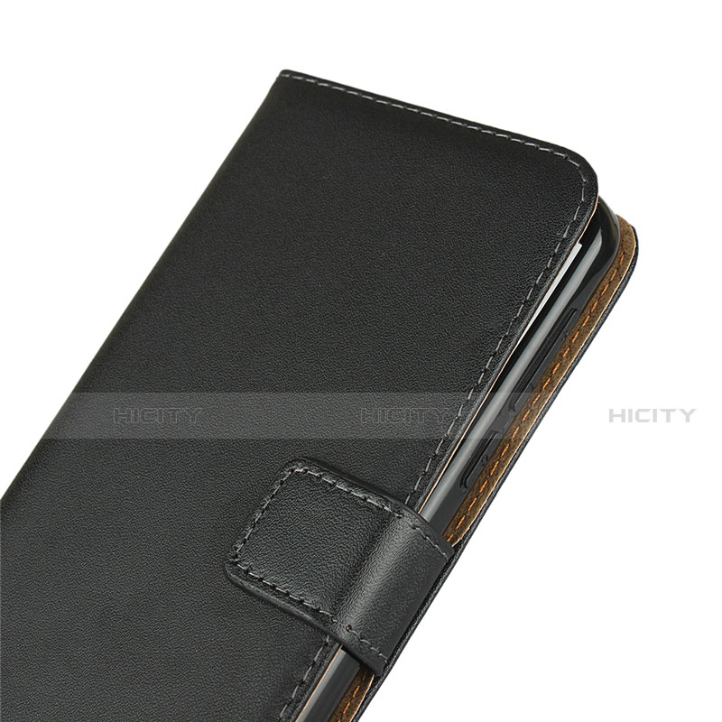 Funda de Cuero Cartera con Soporte para Motorola Moto G8 Play Negro