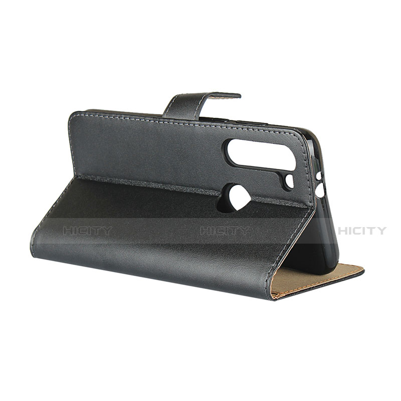 Funda de Cuero Cartera con Soporte para Motorola Moto G8 Power Negro