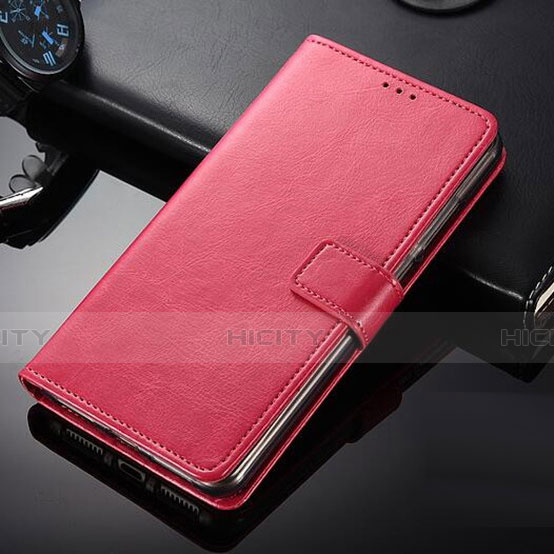 Funda de Cuero Cartera con Soporte para Nokia 9 PureView Rojo