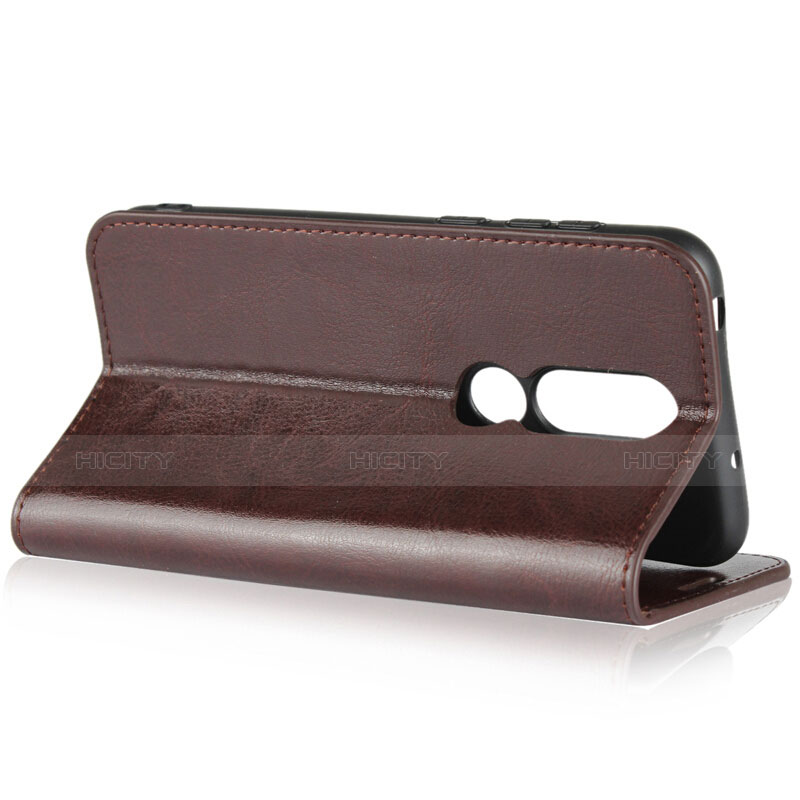 Funda de Cuero Cartera con Soporte para Nokia X6