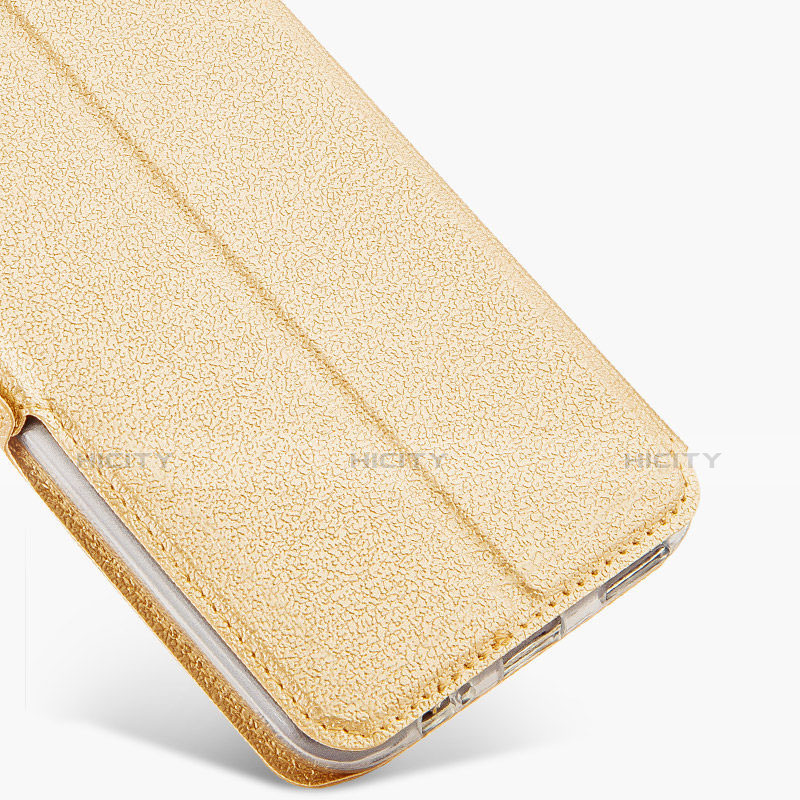 Funda de Cuero Cartera con Soporte para OnePlus 5 Oro