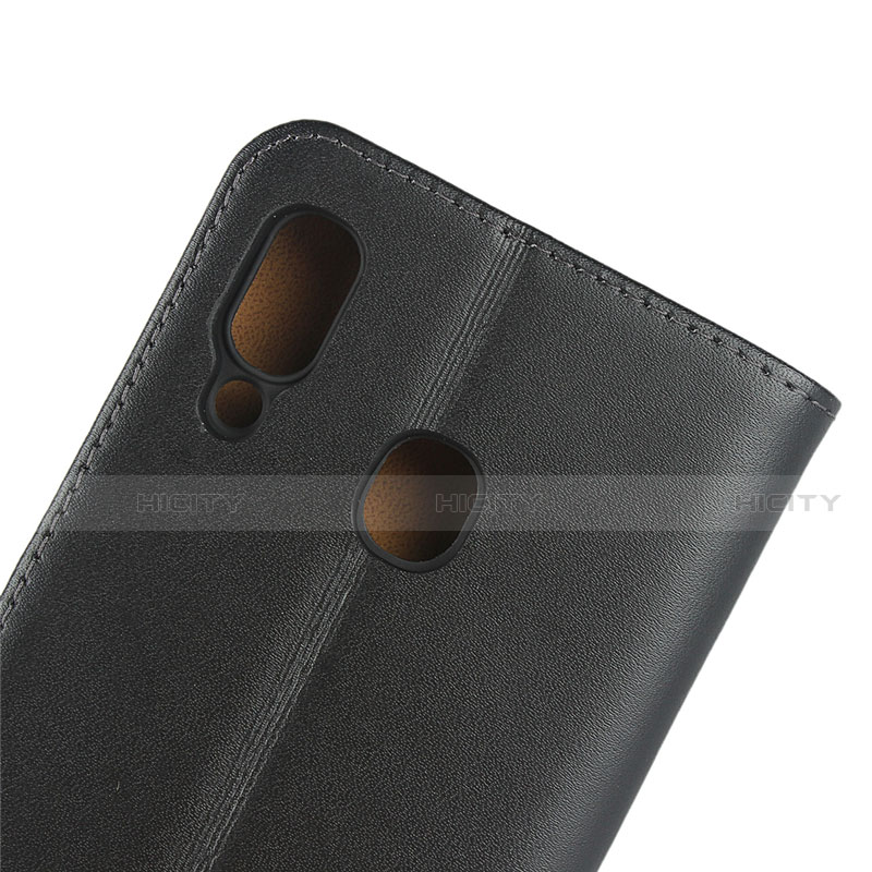 Funda de Cuero Cartera con Soporte para Samsung Galaxy A30 Negro