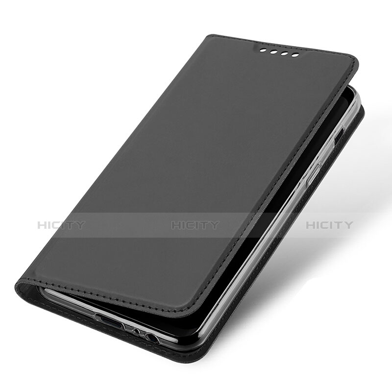 Funda de Cuero Cartera con Soporte para Samsung Galaxy A8 (2018) Duos A530F Negro