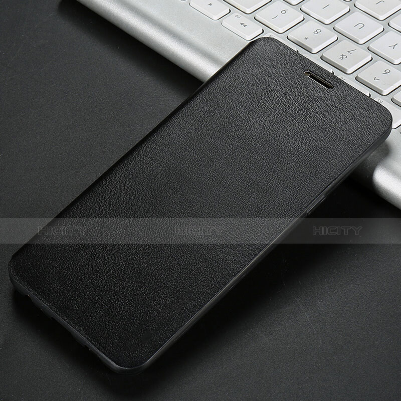 Funda de Cuero Cartera con Soporte para Samsung Galaxy C5 SM-C5000 Negro