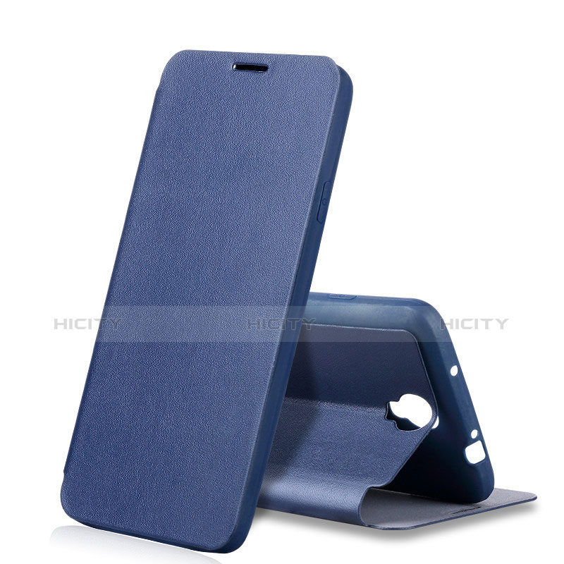 Funda de Cuero Cartera con Soporte para Samsung Galaxy Note 3 Neo N7505 Lite Duos N7502 Azul
