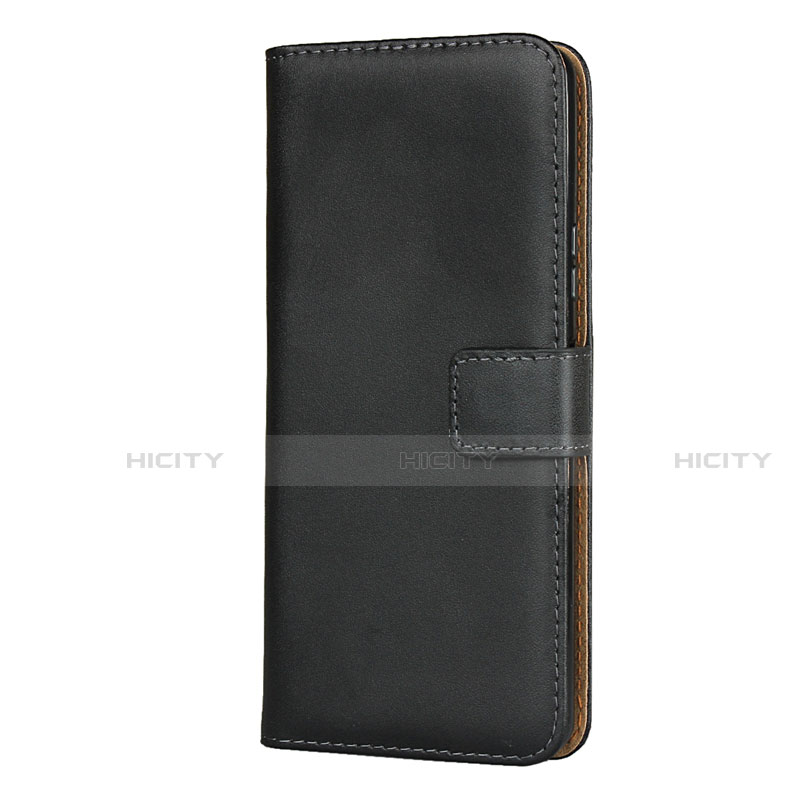 Funda de Cuero Cartera con Soporte para Sony Xperia 10 II Negro