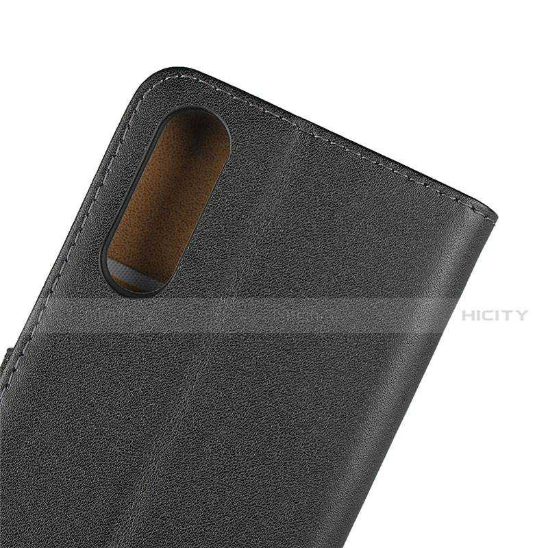 Funda de Cuero Cartera con Soporte para Sony Xperia 10 II Negro